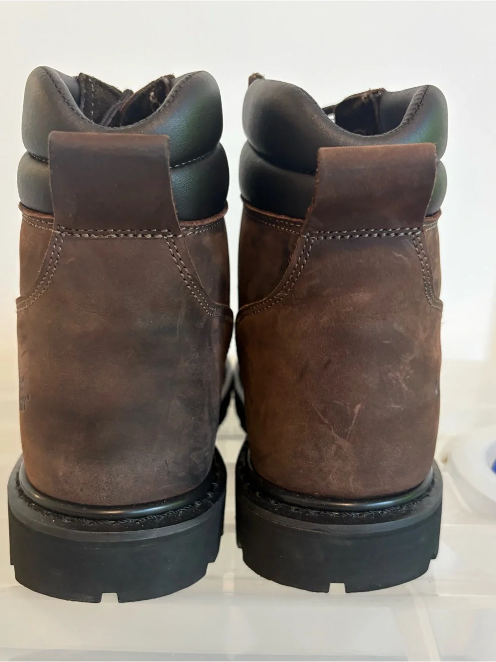 Western Chief Gaucho Expedition 6”Brown Leather Boots, size 8, NWOT